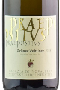 Abbazia di Novacella Alto Adige Valle Isarco Grüner Veltliner Praepositus 2019