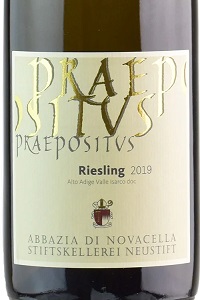 Abbazia di Novacella Alto Adige Valle Isarco Riesling Praepositus 2019
