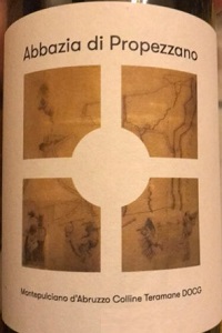 Abbazia di Propezzano Montepulciano d’Abruzzo Colline Teramane 2021