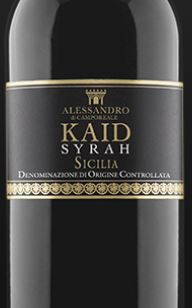 Alessandro di Camporeale Sicilia Syrah Kaid 2016