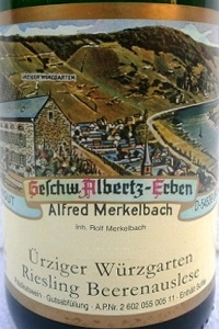 Ürziger Würzgarten Riesling Beerenauslese