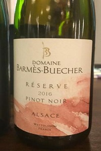 Alsace Pinot Noir Réserve 2016 Barmes Buecher
