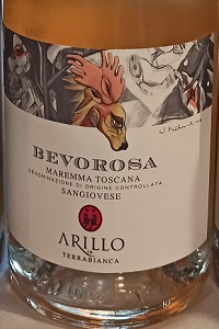 Arillo in Terrabianca Maremma Toscana Sangiovese Bevorosa 2022