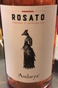 audarya cannonau di sardegna rosato 2017 vino sardegna