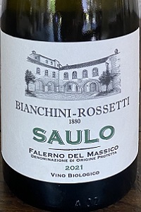 Bianchini Rossetti Falerno del Massico Bianco Saulo 2021