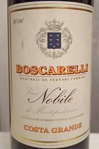 Boscarelli Vino Nobile di Montepulciano Costa Grande 2016