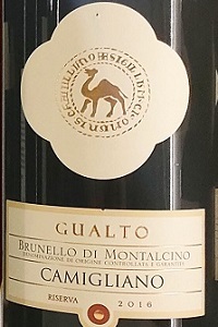 Camigliano Brunello di Montalcino Riserva Gualto 2016