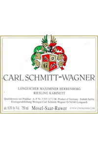 Carl Schmitt-Wagner Longuicher Maximiner Herrenberg Riesling Kabinett