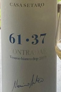 Casa Setaro Vesuvio Bianco Contradae 61∙37 2019