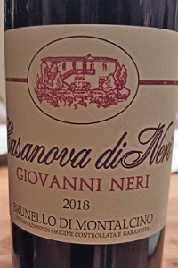 Casanova di Neri Brunello di Montalcino Giovanni Neri 2018