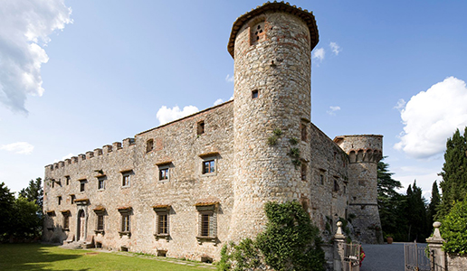 Chianti Classico, Pizza Gourmet e Vino nei giardini di Castello di Meleto