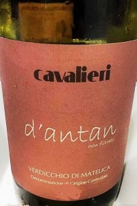 cavalieri verdicchio di matelica d'antan vino bianco marche etichetta doctorwine