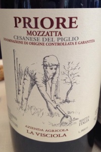 La Visciola Cesanese del Piglio Priore Mozzatta vino rosso lazio