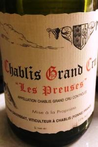Domaine Rene et Vincent Dauvissat Chablis 1er Cru Les Preuses 2017