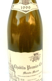 Monts Mains chablis 1er cru domaine Raveneau