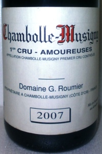 Chambolle Musigny 1er Cru Les Amoureuses 2007 Domaine G.Roumier