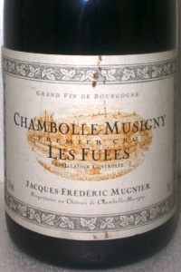 Chambolle Musigny 1er Cru Les Fuees 2008 Mugnier