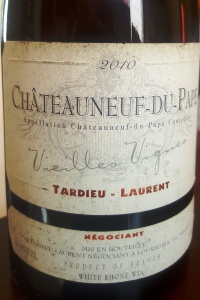 Tardieu Laurent Chateauneuf du pape Vieilles Vignes vino bianco rodano