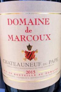 Chateauneuf-du-Pape 2015 Domaine de Marcoux