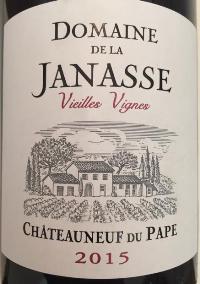 Chateauneuf du Pape Vieilles Vignes 2015 Domaine de la Janasse