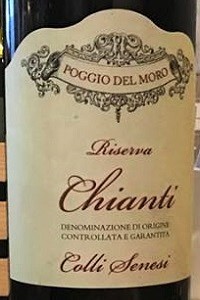 Poggio del Moro Chianti Colline Senesi Riserva 2015