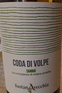Fontanavecchia Sannio Coda di Volpe 2020