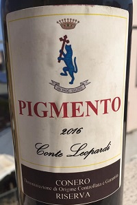 Conte Leopardi Dittajuti Conero Pigmento Riserva 2016
