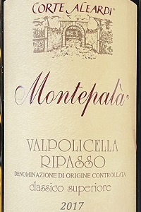 Valpolicella Ripasso Classico Superiore Montepalà 2017