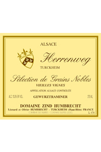 Domaine Zind Humbrecht alsazia Herrenweg de Turckheim Vieilles Vignes Selection de Grains Nobles