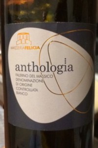 Masseria Felicia Falerno del Massico Bianco Anthologia 2017