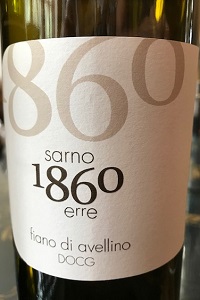 Sarno 1860 Fiano di Avellino Erre