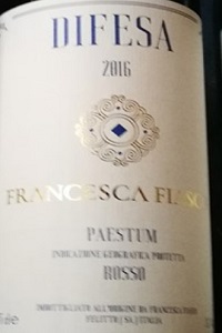 Francesca Fiasco Paestum Rosso Difesa 2016