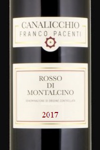 Franco Pacenti Canalicchio Rosso di Montalcino 2017