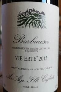 Fratelli Cigliuti Barbaresco Vie Erte 2015