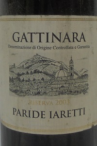 Gattinara Riserva 2003 Paride Iaretti