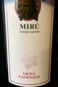Mirù Ghemme Vigna Cavenago 2011