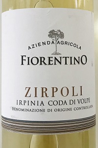 Fiorentino Irpinia Coda di Volpe Zirpoli 2018
