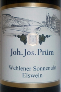 JJ-Pruem-Wehlener-Sonnenuhr-Eiswein etichetta