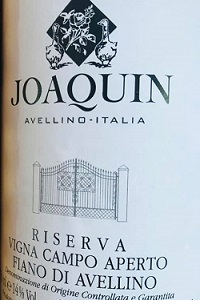 Joaquin Fiano di Avellino Riserva Vigna Campo Aperto 2021