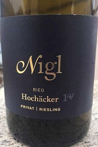 Weingut Nigl Kremstal Riesling Privat Ried Hochäcker 2018