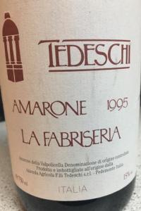 Tedeschi Amarone della Valpolicella La Fabriseria 1995