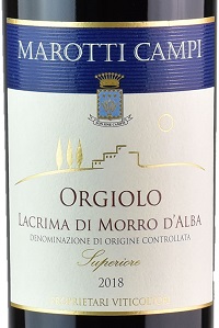 Marotti Campi Lacrima di Morro d'Alba Superiore Orgiolo 2018