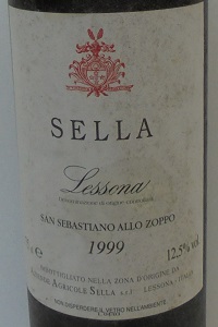 Lessona San Sebastiano allo Zoppo 1999 Sella