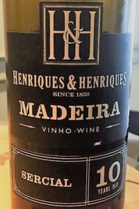 Madeira Sercial 10 years old Henriques & Henriques