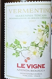 Le Vigne Maremma Toscana Vermentino 2017