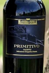 Masseria Cicella Primitivo del Salento vino rosso Puglia