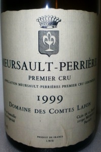 Meursault Perrières 1er Cru 1999 Comte Lafon