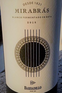 Bodegas Barbadillo Tierra de Cádiz Mirabrás 2018