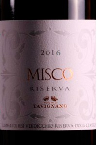 Tavignano Castelli di Jesi Verdicchio Misco Riserva 2016