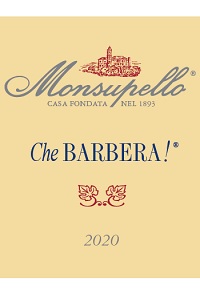 Monsupello Provincia di Pavia Barbera Barbera Che BARBERA! 2020